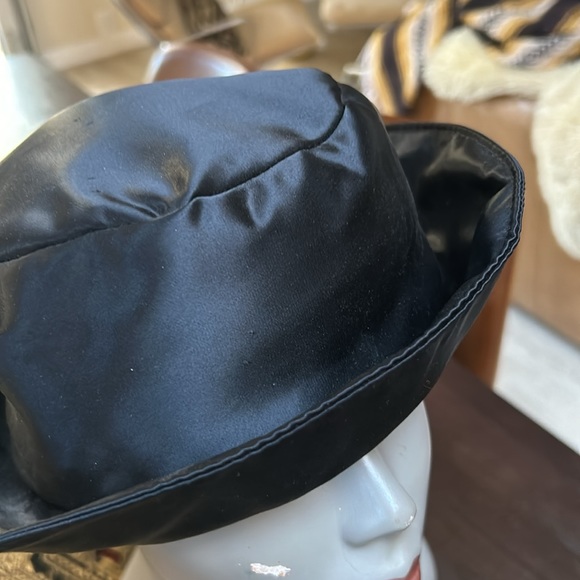 Vintage Two Girls N.Y.C. Randi Zinz & Marcia Lyons Black Bucket Hat - Picture 5 of 10